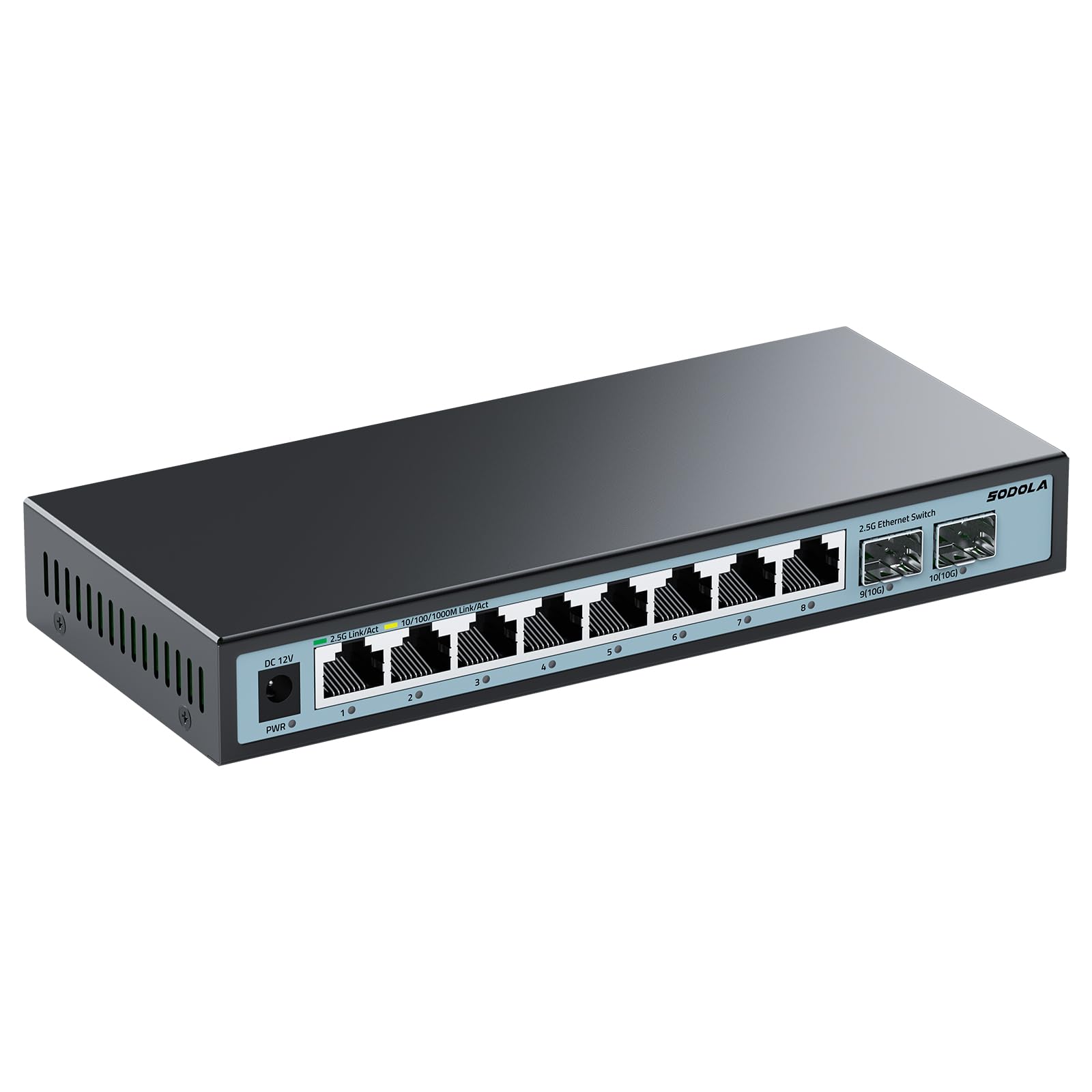 Amazon.co.jp: Sodola 2.5gbps スイッチングハブ 10ポート（8x2.5G