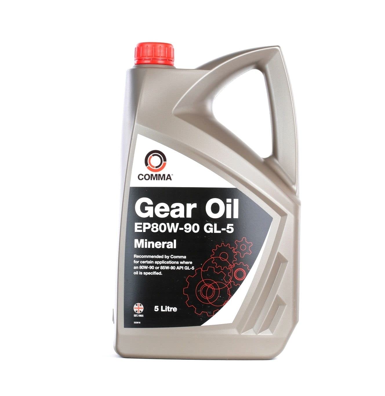 COMMA EP80905L Huile de transmission 5L