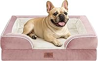 Vista 265 de Comfort Expression - Cama ortopédica para perros extragrandes, 42 x 30 pulgadas, cama impermeable y de apoyo de espuma con cojines removibles, sofá