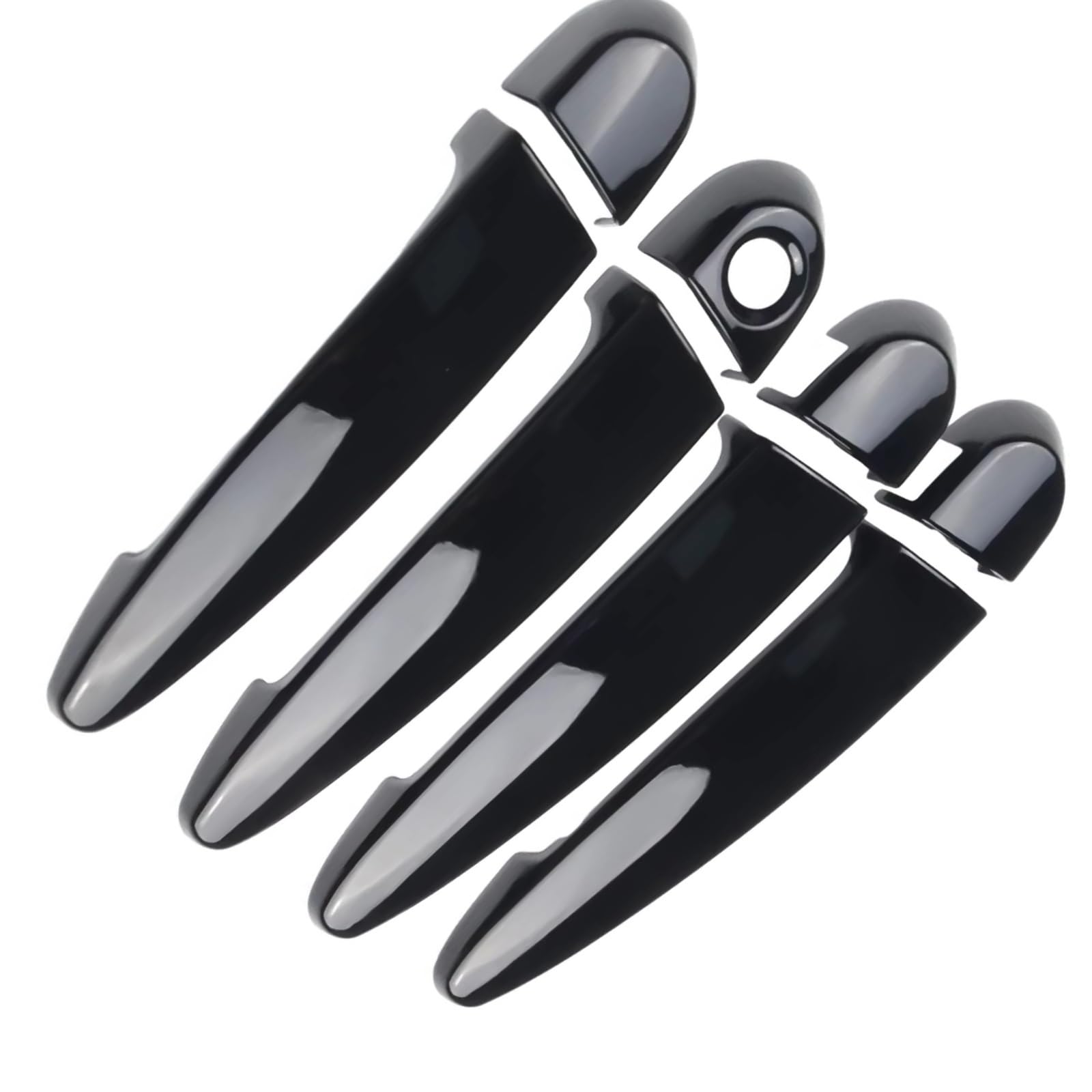 FVOIRSS Outer Door Handle Compatible with BMW for X4 X6 2005 2006 2007 2008 2009 2010 2011 2012-2019 Car Door Handle Cover Decoration Exterior Accessories