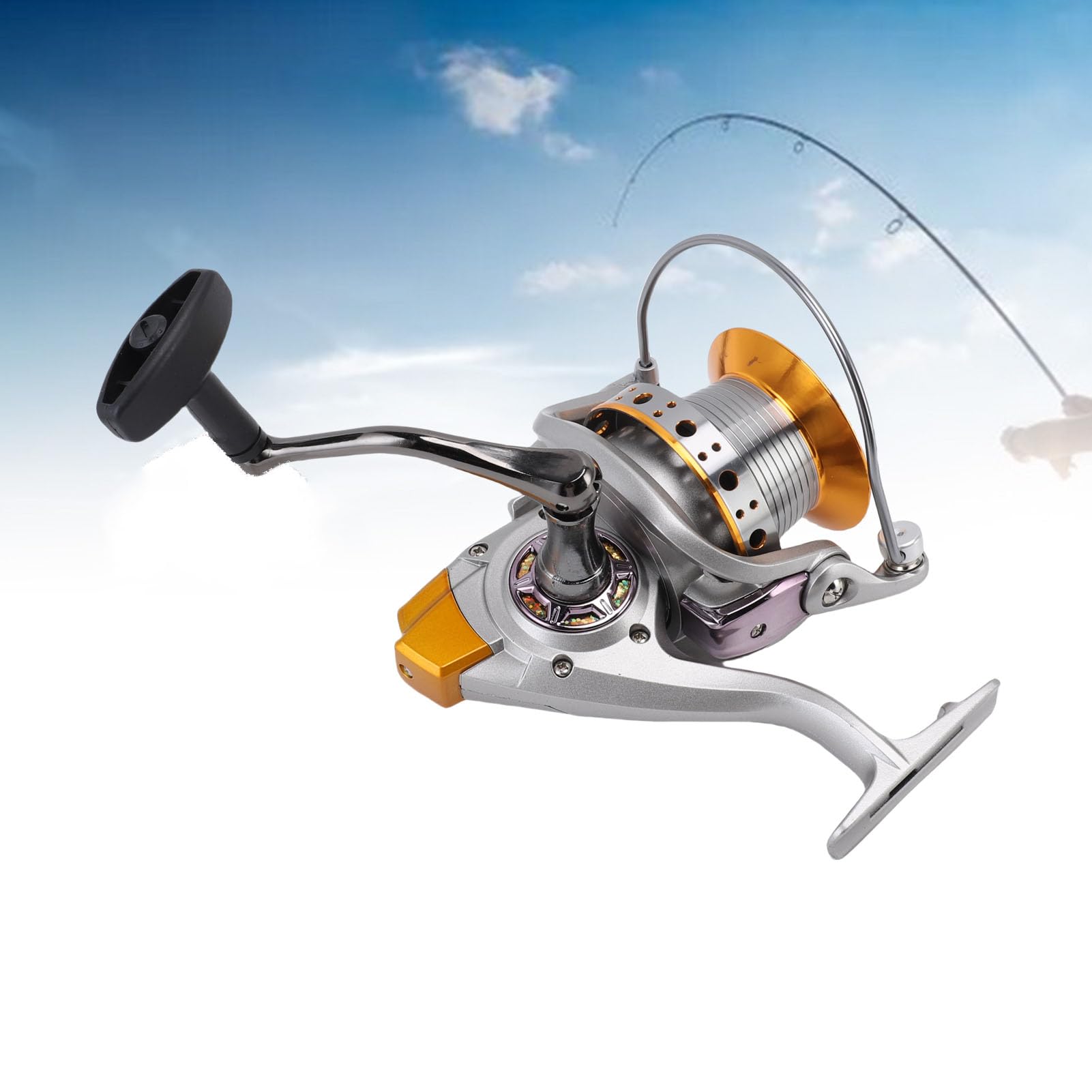 YUYTE Kołowrotek Spinningowy 12000 Metal Distance Casting, do Połowów