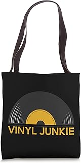 Vinyl Junkie Vinyl Tote Bag