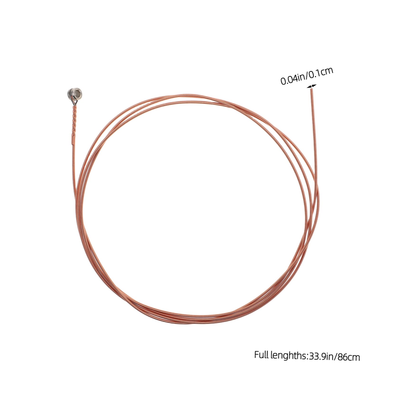 CIMAXIC Acoustic Guitar Strings Set 6 String Rustic Sound Optimal for Folk Guitars Easy Install