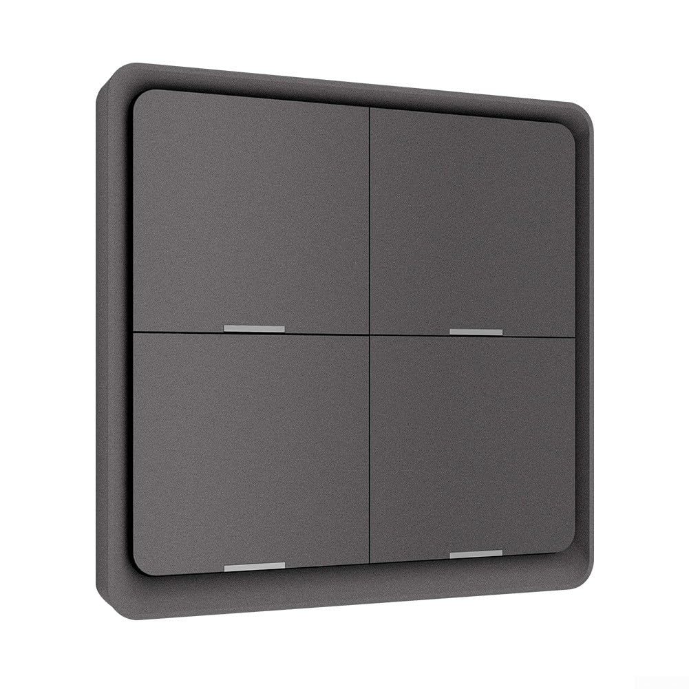 Interrupteur de scène intelligent Tuya Zigbee 4 boutons pour domotique Smart Life