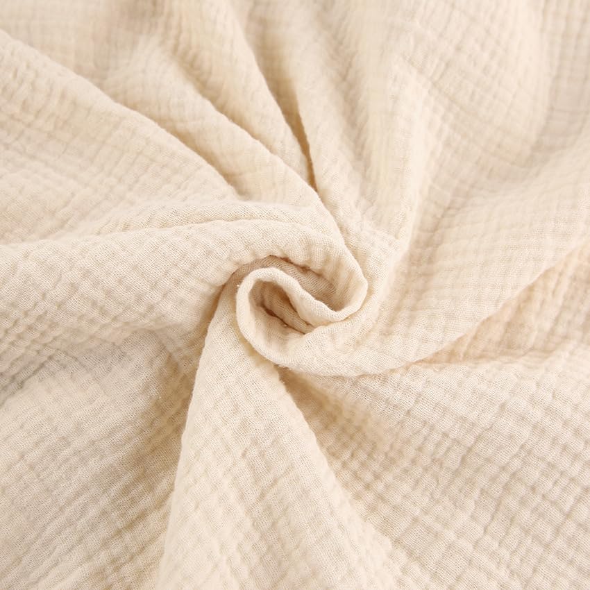 Womens Cotton Gauze Loungewear Sets Casual 2 Piece Sleepwear Button Down Shirt and Wide Leg Pants Outfits - Image 6