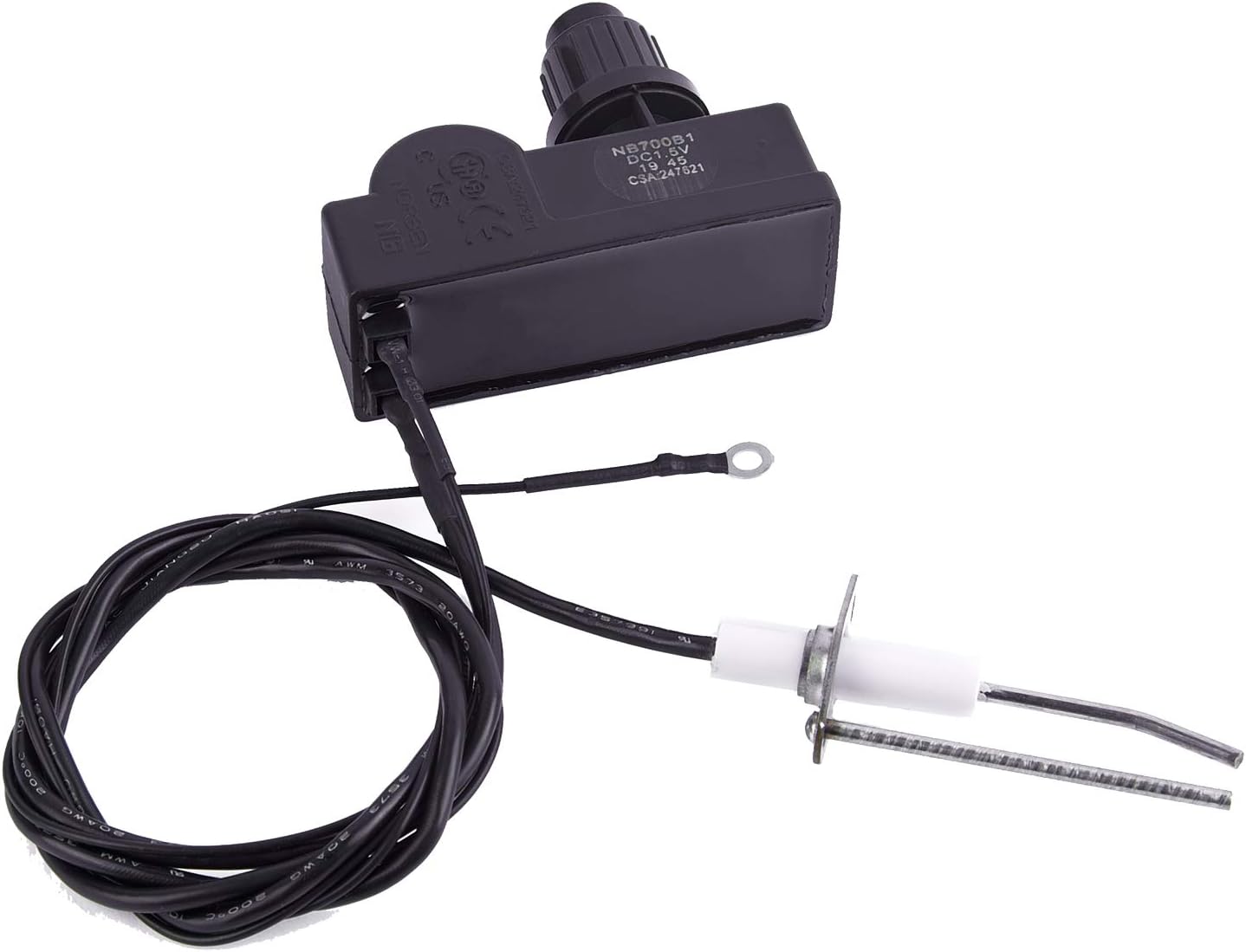 Timsec Fire Pit Igniter, Upgraded Push Button Spark Ignition kit, 2