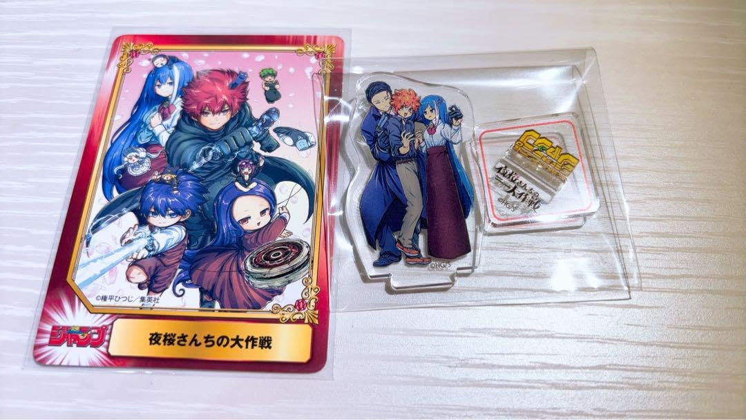 Weekly Shonen Jump 55th Anniversary Mini Acrylic Stand, Yozakura Sanchi Daisakusen