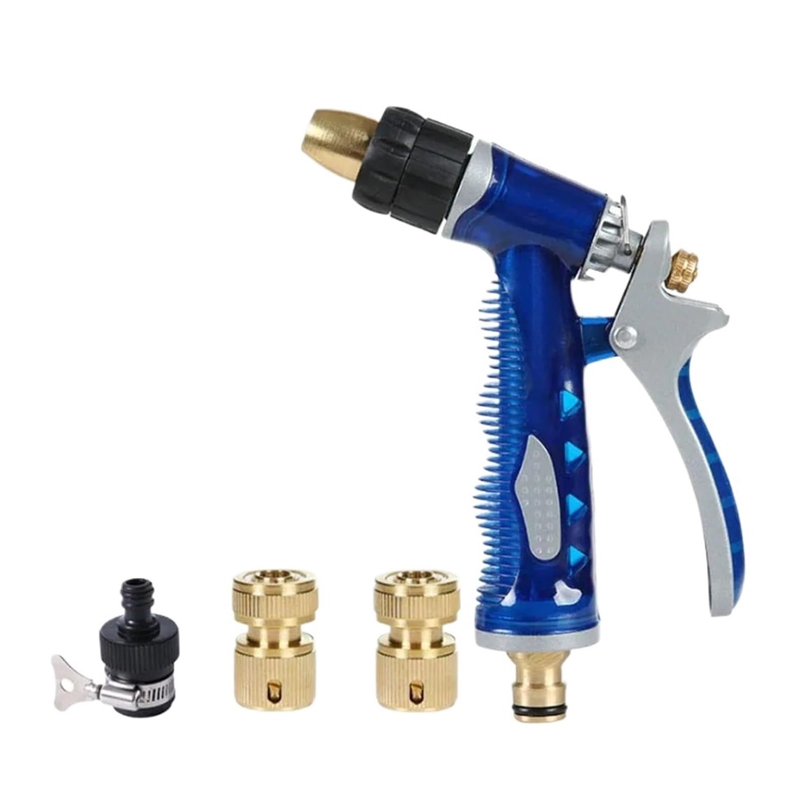 Garden High Pressure Watering Gun Nozzle Hose Adjustable Water Lawn Multifunction Sprayer Cleaning Tool High Pressure Leak Prevention