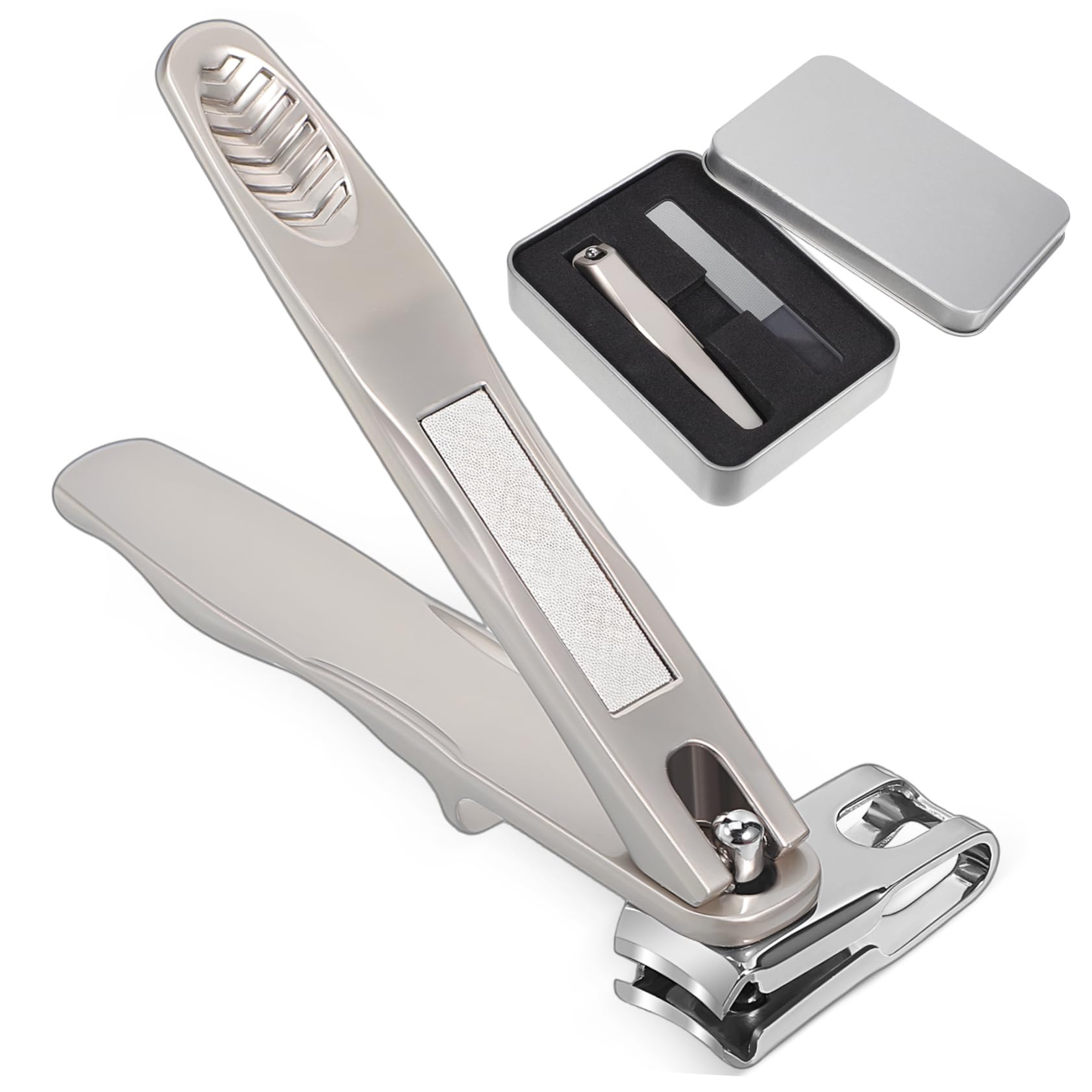 Ensemble coupe-ongles biseautés pour ongles épais avec boîte compacte - 8