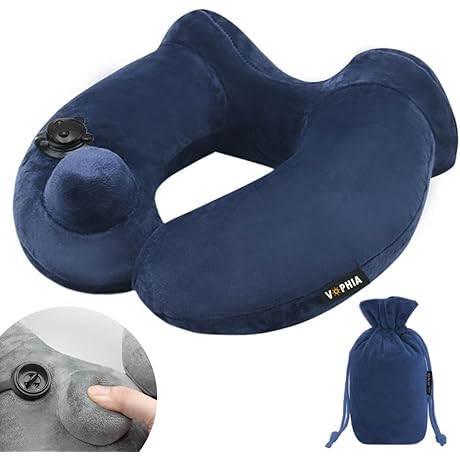 Sleeper Scarf 2-in-1 Travel Scarf and Inflatable Neck Pillow