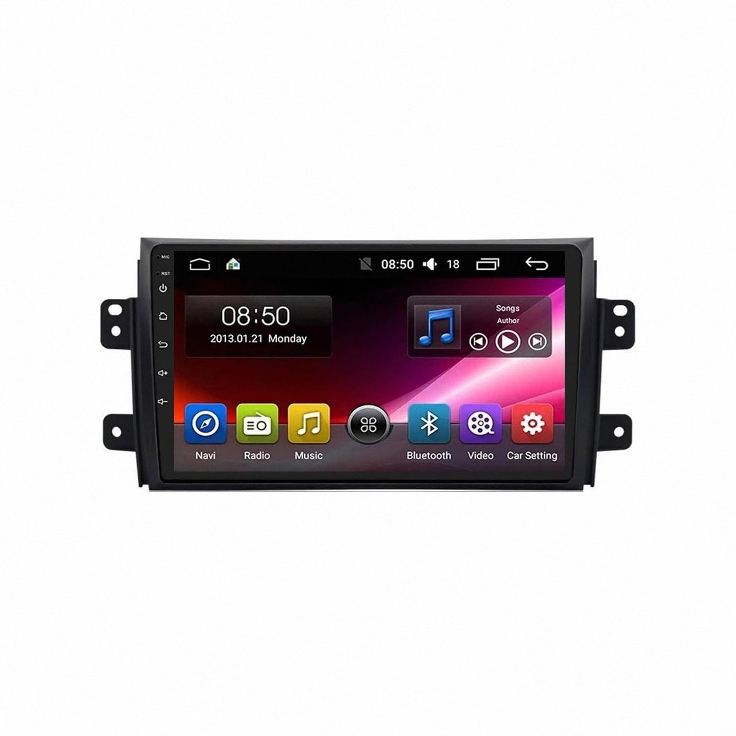 Radio de Coche 2 DIN Bluetooth manos libres con pantalla para Suzuki SX4 8