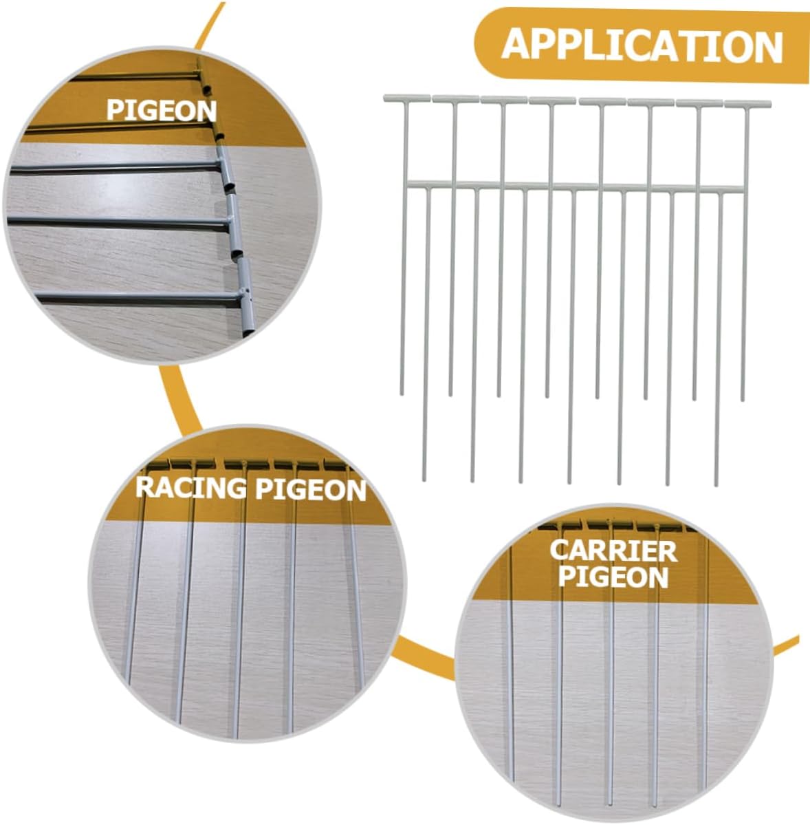 45 Pcs Pet Accessories Pet Supplies Curtain Accessories Horse Feed Bucket Covers Pigeon Catching Supplies Bird Cages Traps Bird Door Iron Bars Door Curtain Rods Door Bars for Bird