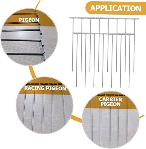 Miniatura 5 de YARNOW 45 piezas de accesorios de cortina cubiertas de cubo de alimentación de caballos suministros de captura de palomas jaulas de pájaro puerta