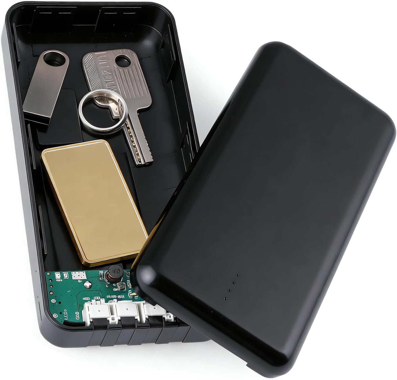 Portable Designs Storage Case That Mimics Power Banks for Storing Personalize Items Travel Safe Storage Box