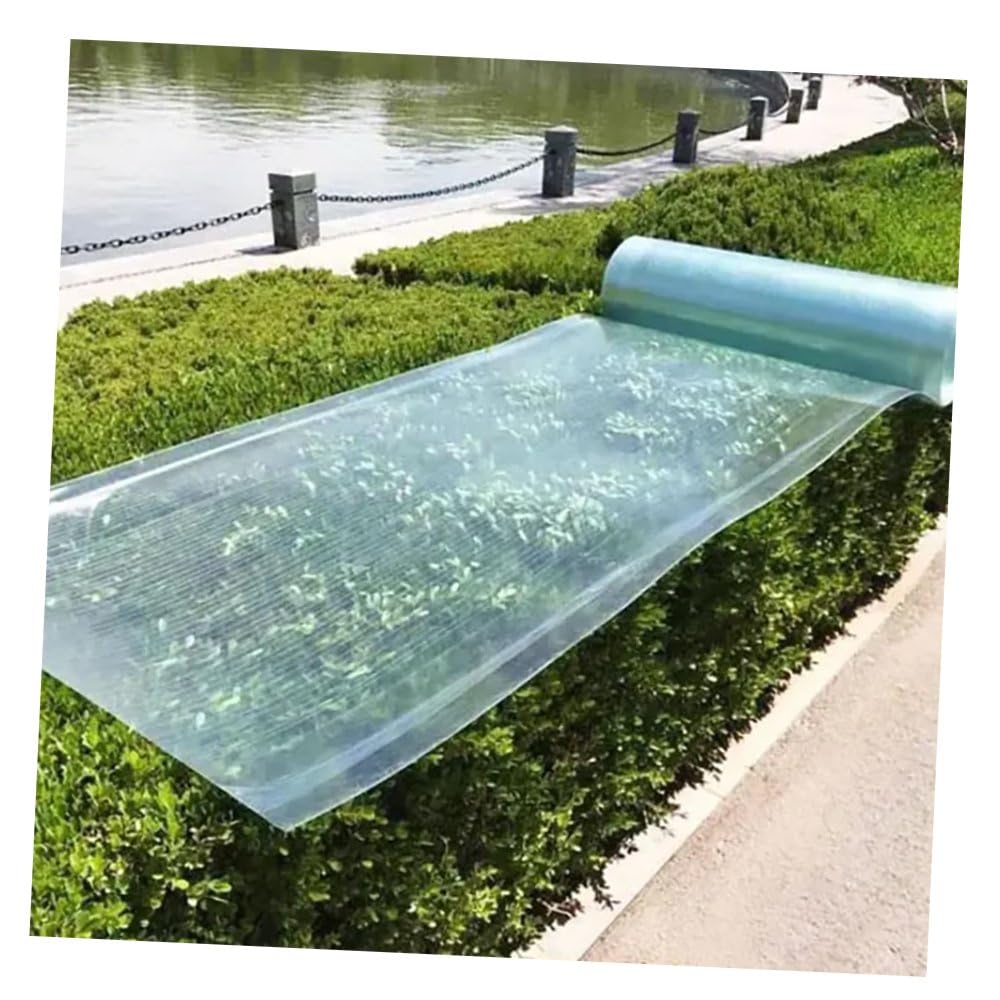 Cubierta para terraza 1x2m, Placa de Fibra de Vidrio Ondulada