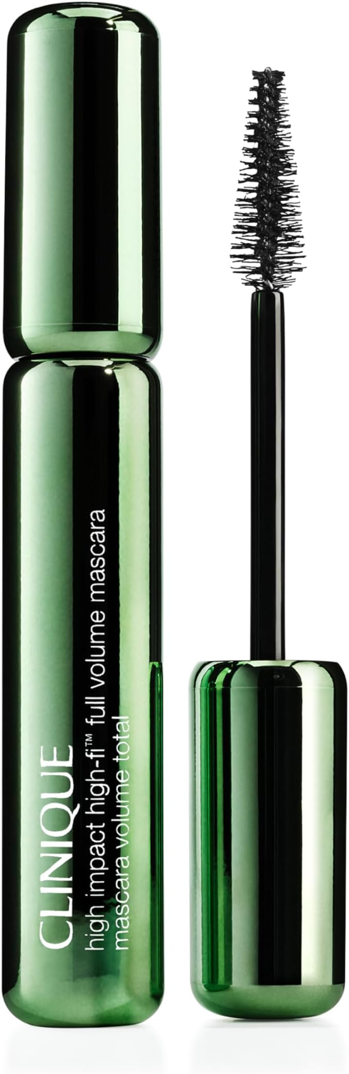 High Impact High-Fi Full Volume Mascara | Volume, Length, Non-Clumping, Smudge-Proof + Safe For Sensitive Eyes, Black/Brown