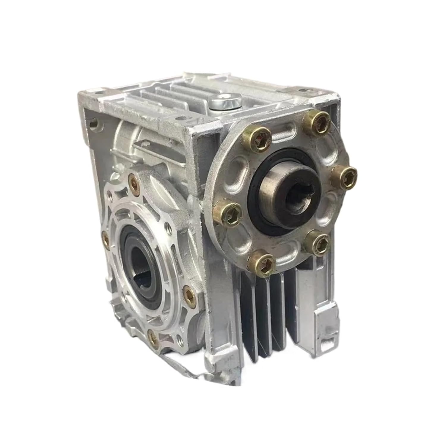 90 Degree Gearbox NMRV030 Worm Gear Reducer with Oil Seal Input Hole Diameter 9mm or 11mm Output Hole Diameter 14mm