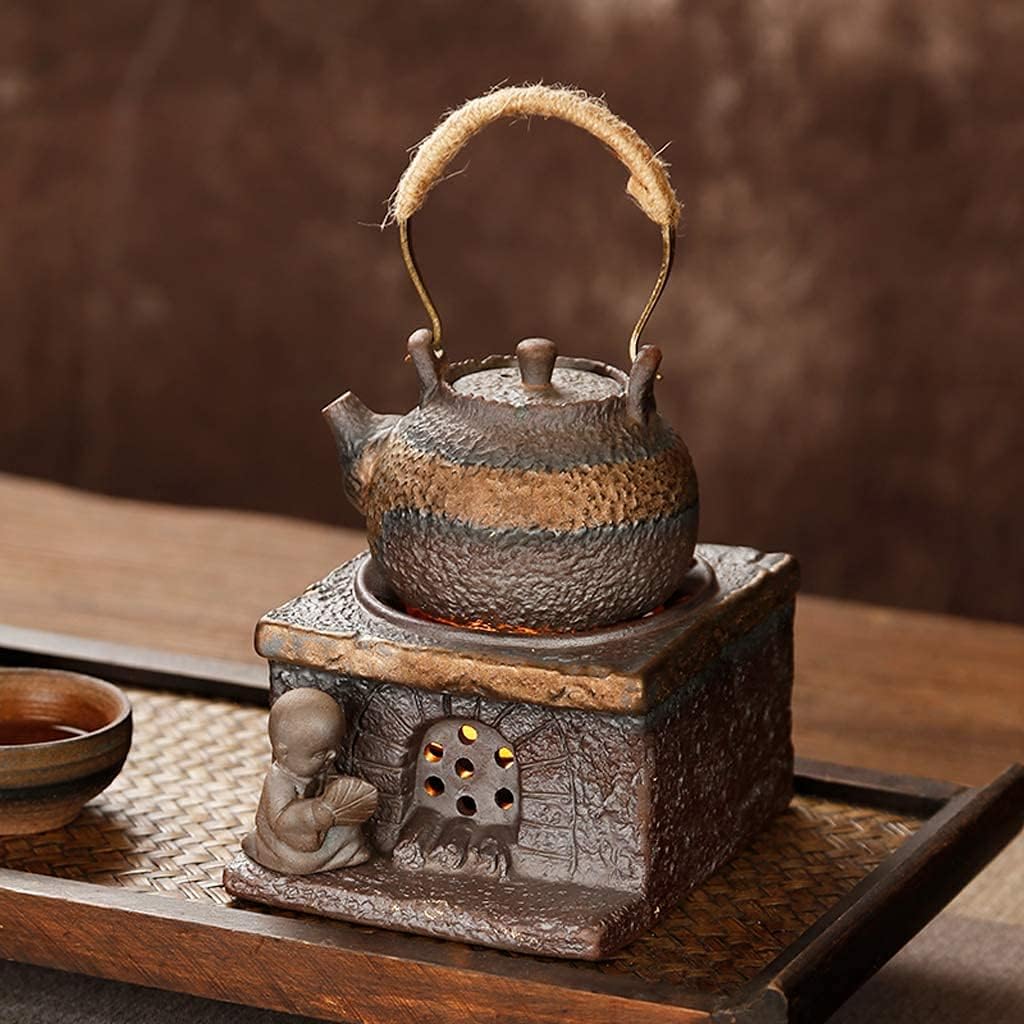 Ceramic Teapot Warmer Vintage Style Green Tea Cooke Stove Heater