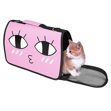 Pet Handbag, Oxford Fabric Beautiful and Practical Not Stuffy Breathable Pet Carrier Safe and Eco?Friendly for Outdoor for Small Dog