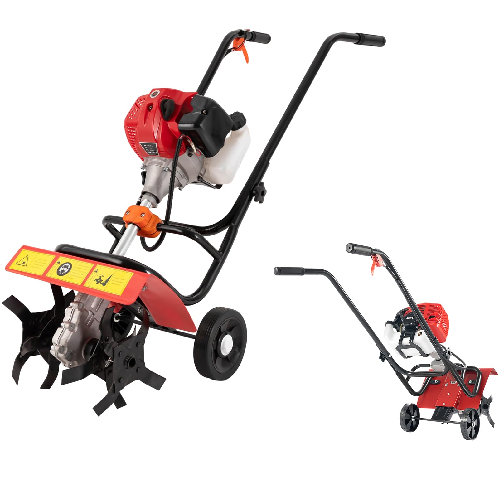 TFCFL 52cc 2-Stroke Gas Powered Tiller Cultivator