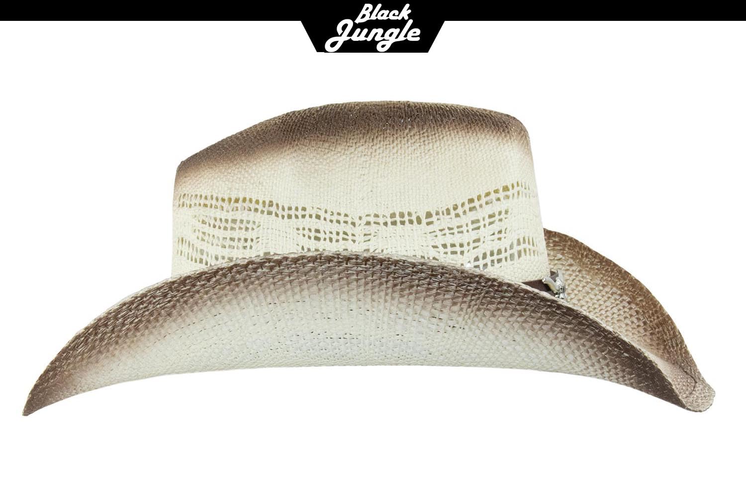 Black Jungle Manas - Sombrero de paja para el verano