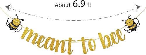 Miniatura 2 de Dalaber Cartel de abejorros para cumpleaños, baby shower, boda, despedida de soltera, decoración de fiesta de compromiso, decoración de fiesta de