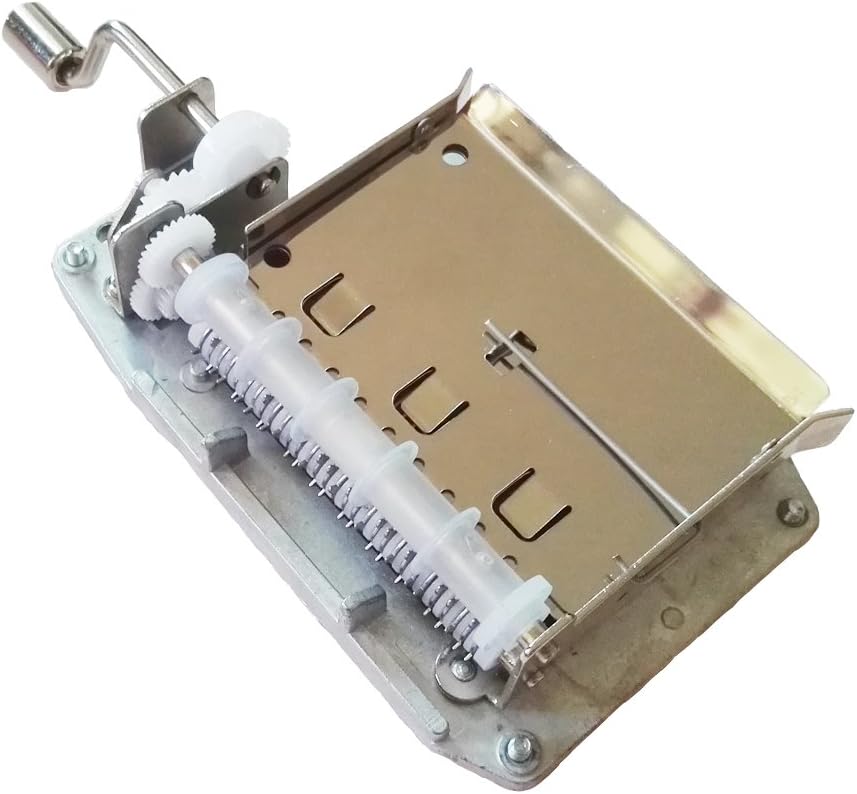 FnLy 30 Note Musical Mechanism Movement for DIY Musical Box,Hand-Crank Music Movement