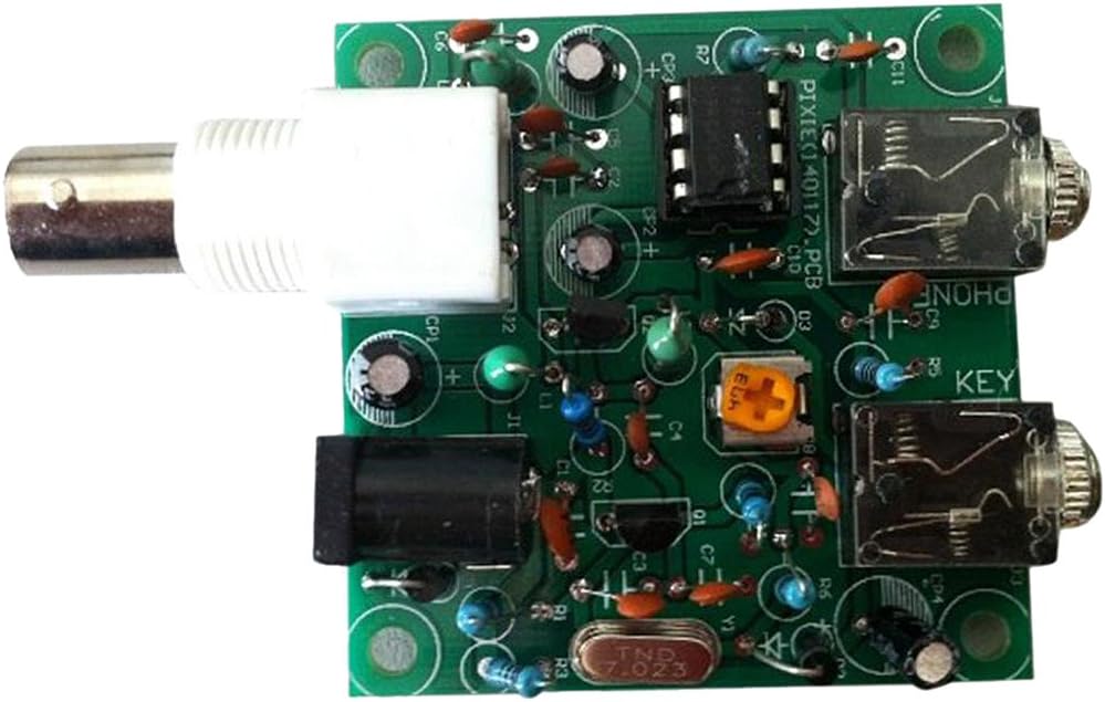 40M CW Radio Shortwave Transmitter QRP Pixie Kit Receiver 7.023-7.026MHz