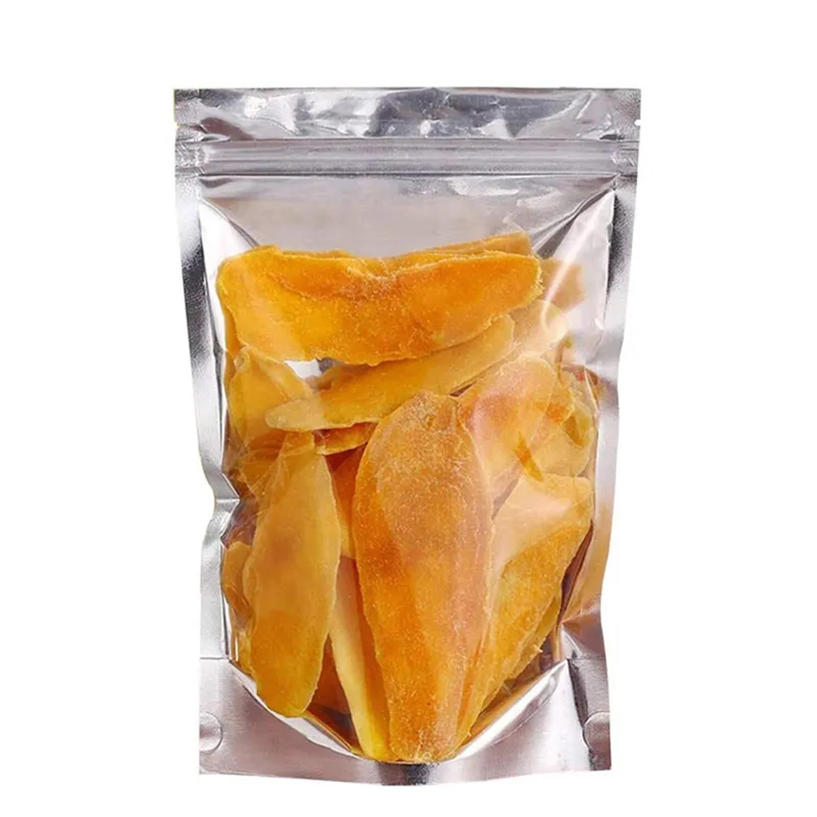 Bolsas de plástico con precinto, 50 bolsas de aluminio transparente con cierre hermético, bolsas de aluminio con cierre hermético, bolsas de plástico metálicas plateadas for alimentos, té y dulces.(30