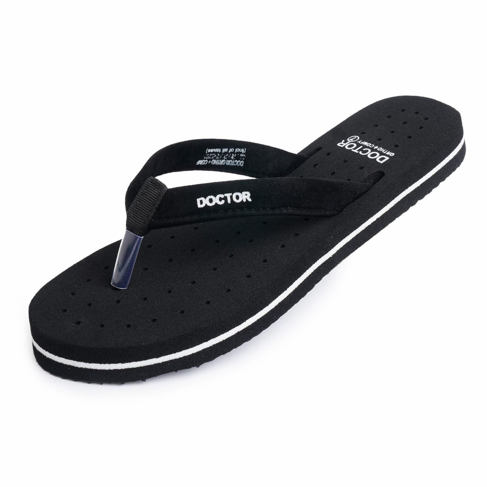 DOCTOR ORTHO+COMFY Orthopedic Lightweight Slippers for womens Flip-Flops&Slippers for Ladies (BLACK, 6) (B09LD36GFS) Amazon Price History, Amazon Price Tracker