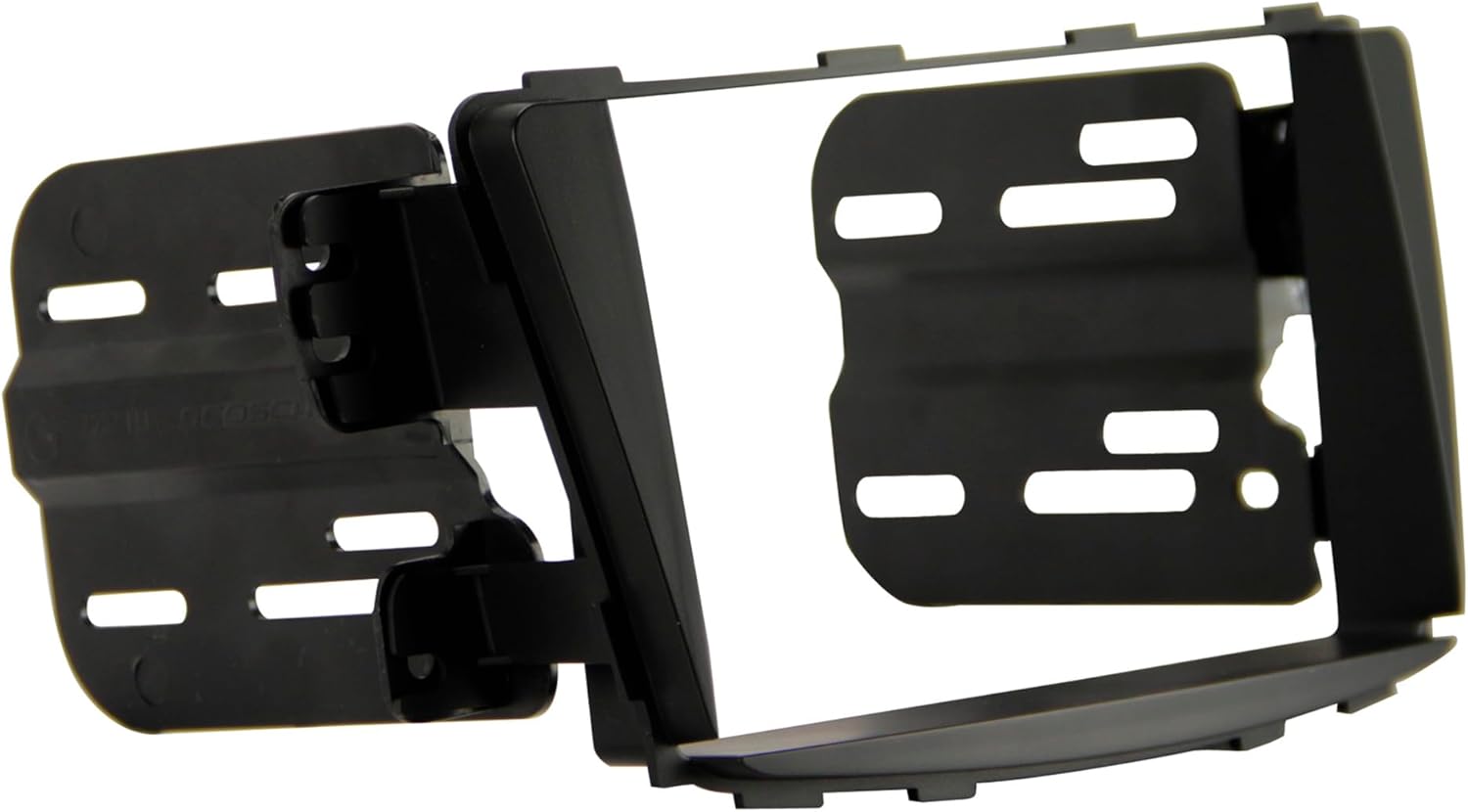 Scosche HY1630B Double DIN or Single DIN with Storage Pocket Radio Install Dash Kit Compatible with Select 2012-2017 Hyundai Accent - Aftermarket Car Stereo Installation Kit - See Fit Guide in Images