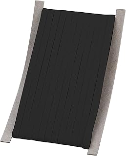 Airisoer Elastic Band for Sewing, 1/4 Inch x 12 Yards High Elasticity Knit Sewing Bands for Waistbands Pants Clothes and Crafts DIY, Black