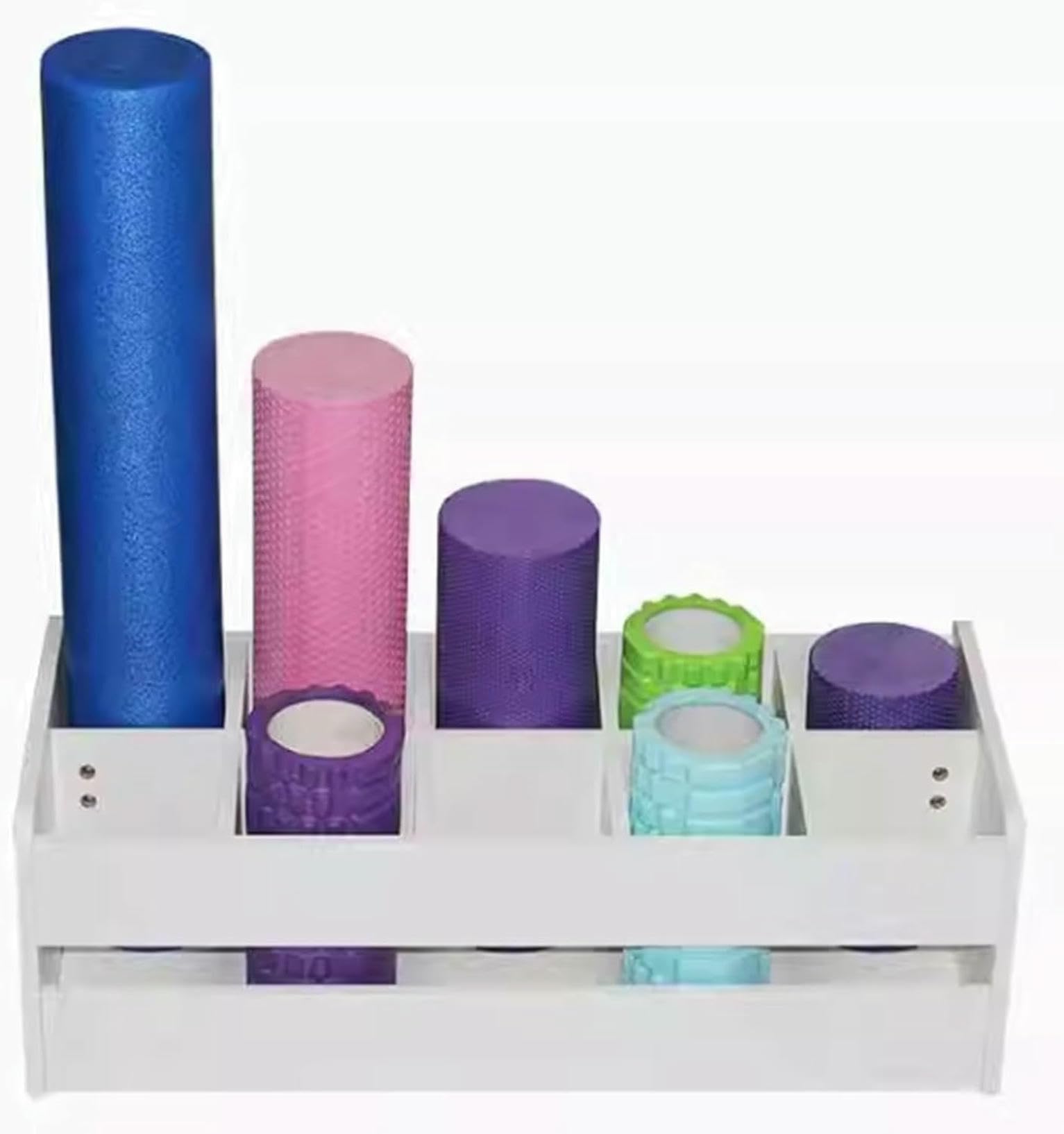 Mousse roller organizer holder en bois avec 10 compartiments