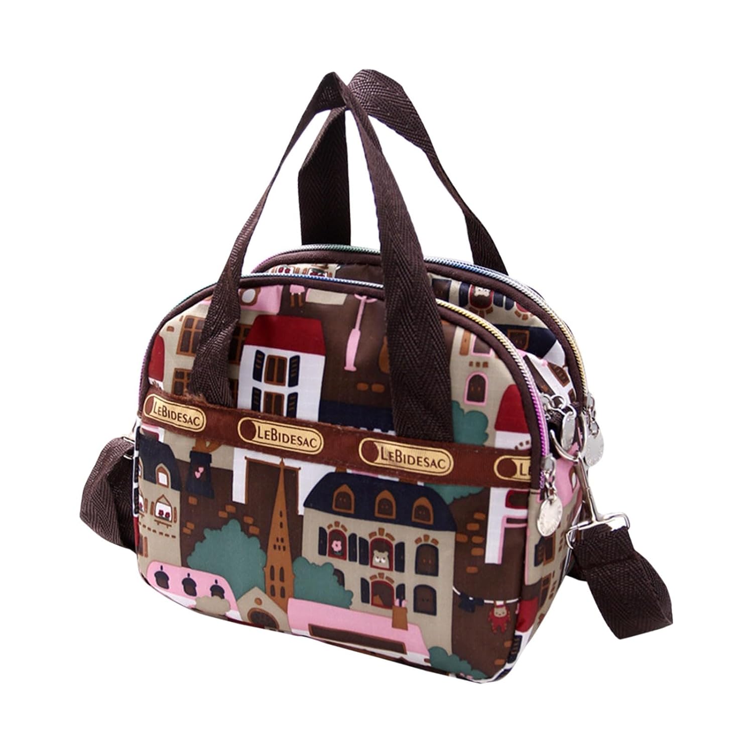 Women New Printing Messenger Bag Fashion Shoulder Handbag Business Laptop Backpack