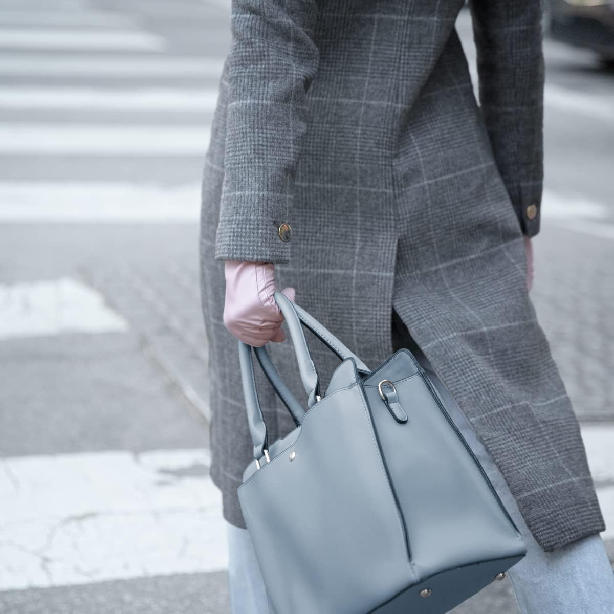 Downholme Classic Leather Cashmere Lined Gloves for Women - Image 6