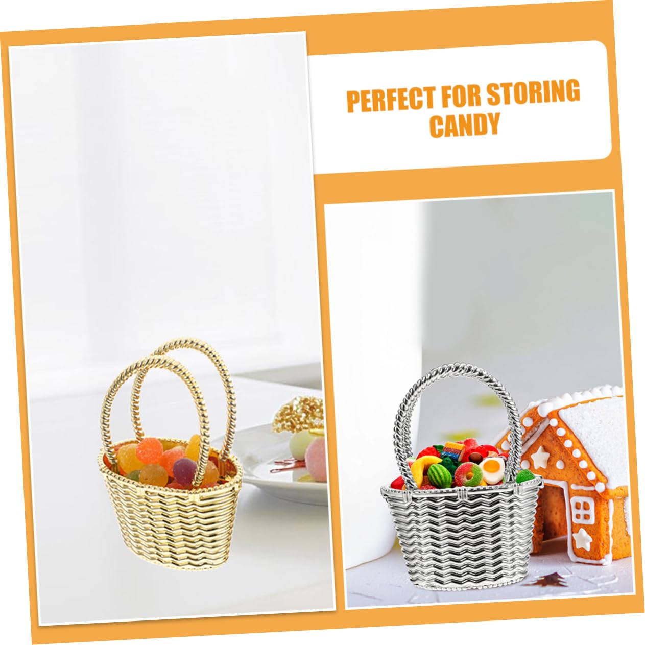 Cestino Portaconfetti a Forma di Fiore, 24 Pezzi Ps | Riutilizzabile, senza Sbavature, per Bridal Shower e Feste, Leggero e Pratico