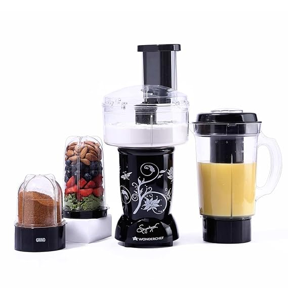 Buy Wonderchef Nutriblend Compact Food Processor with Atta Kneader 22000 RPM Mixer Grinder