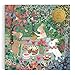Galison Spring Tea Party – 500 Piece Foil Jigsaw Puzzle Featuring Beautiful Artwork of Rabbits Enjoying A Tea Party