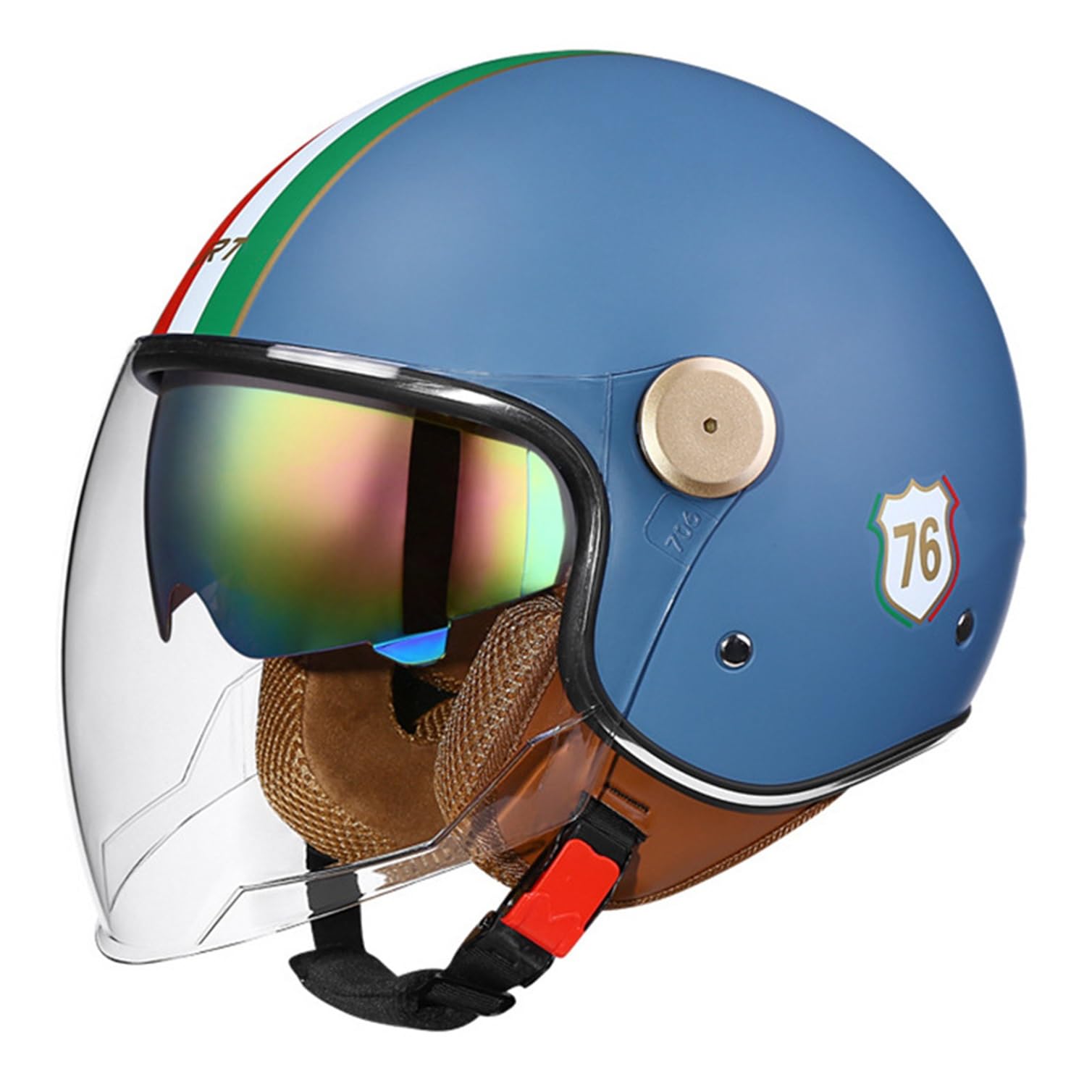 Casque jet vintage pour scooter et mobylette idéal pour vos trajets urbains