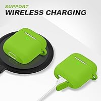 Vista 258 de Funda para AirPods Pro con kit de limpieza, funda de silicona suave para Apple AirPod Pro de 1ª/2ª generación, accesorios de funda AirPods Pro/Pro 2