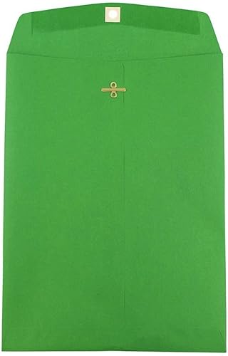 JAM sobre de papel con extremo abierto, 9 x 12pulgadas., Verde disponible en Yaxa Colombia