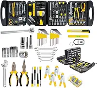 Kit de Ferramentas 189 Peças Dobrável Fasterr FST07M – Maleta Completa Portátil com Chaves, Soquetes, Alicates e Acessórios | Uso Doméstico e Profissional