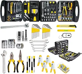Kit de Ferramentas 189 Peças Dobrável Fasterr FST07M – Maleta Completa Portátil com Chaves, Soquetes, Alicates e Acessórios | Uso Doméstico e Profissional