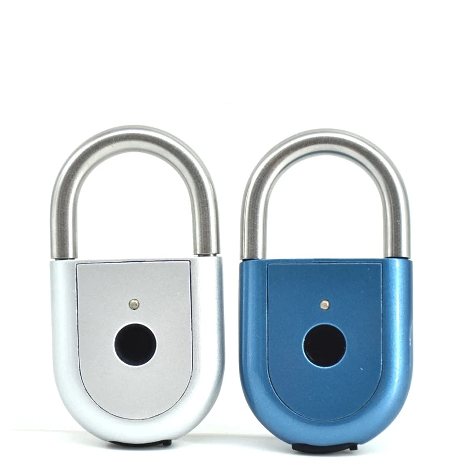 Candado Inteligente con Huella Dactilar Lanzamiento de huellas digitales Lock inteligente Outdoor Housepla para Seguridad(Azul)