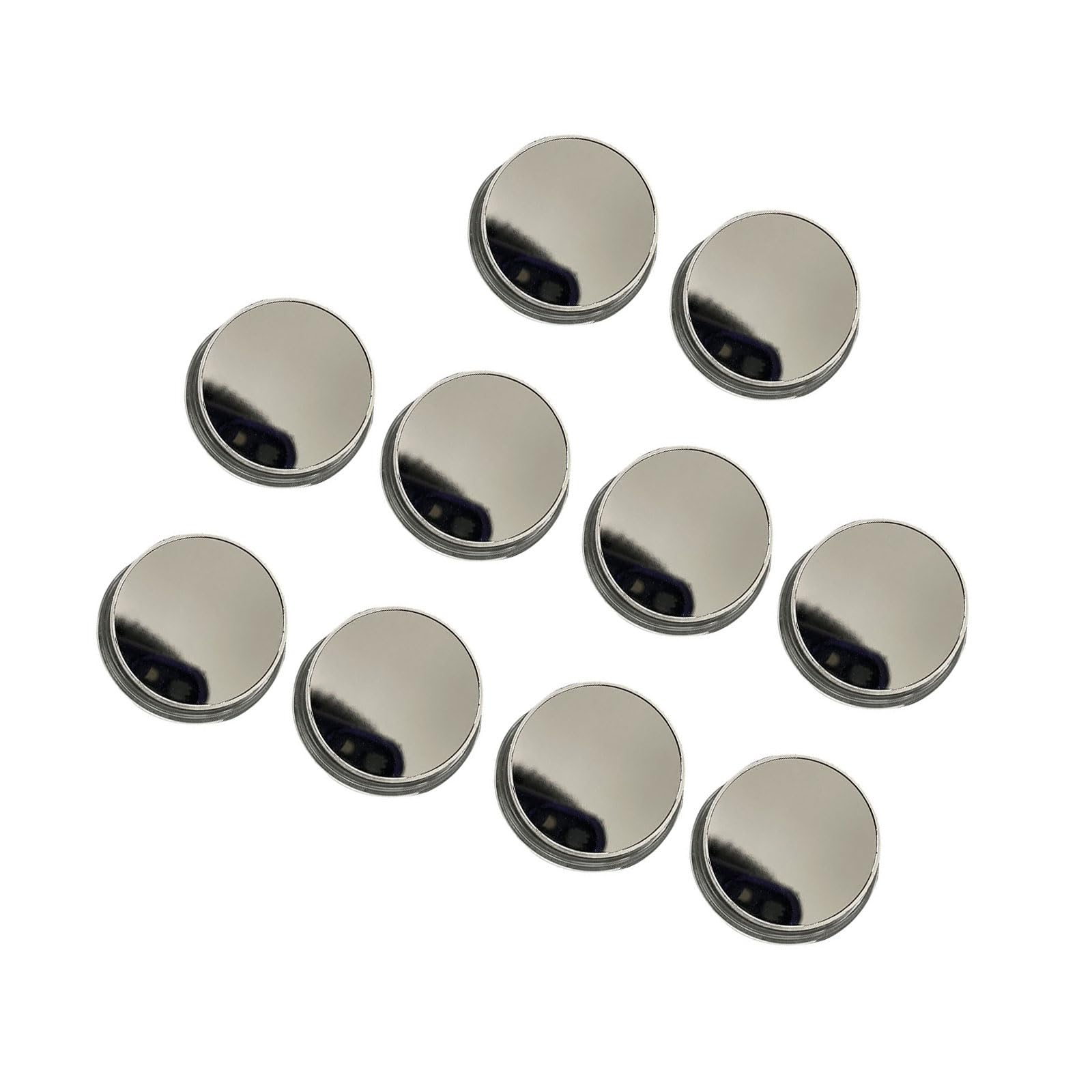 Pièces de monnaie vierges 40mm en fer plaqué avec finition miroir élégante