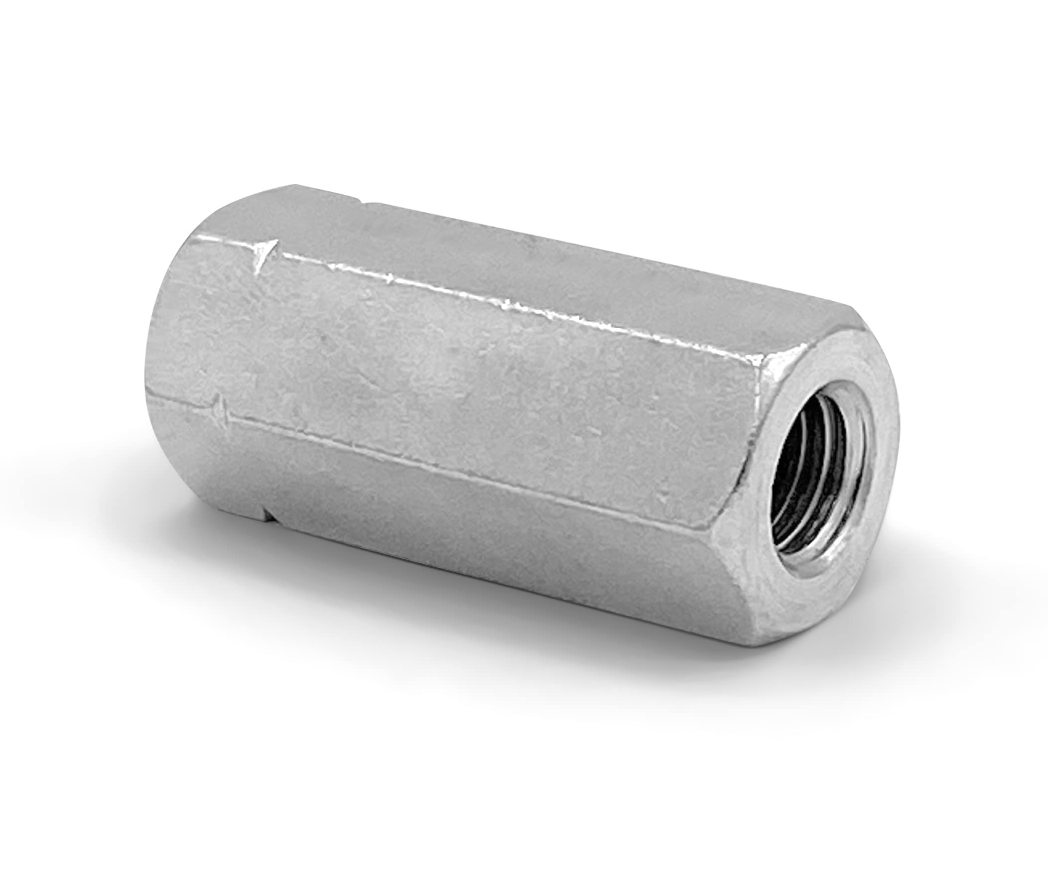 Tuerca larga en acero inoxidable (M16 x 40 (10 uds), Hexagonales)