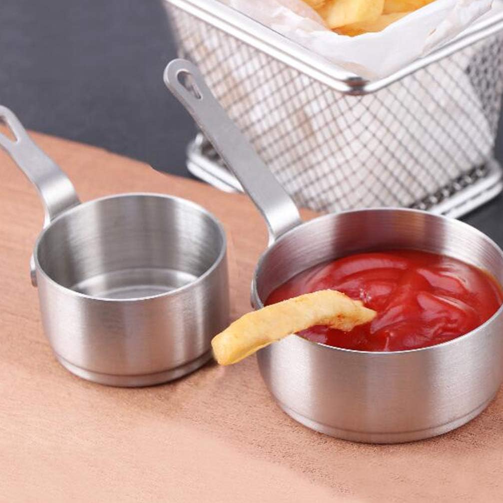 Milk Pot Butter Warmer Multifunctional Stainless Steel Saucepan Seasoning Bowl Kitchen Cookware