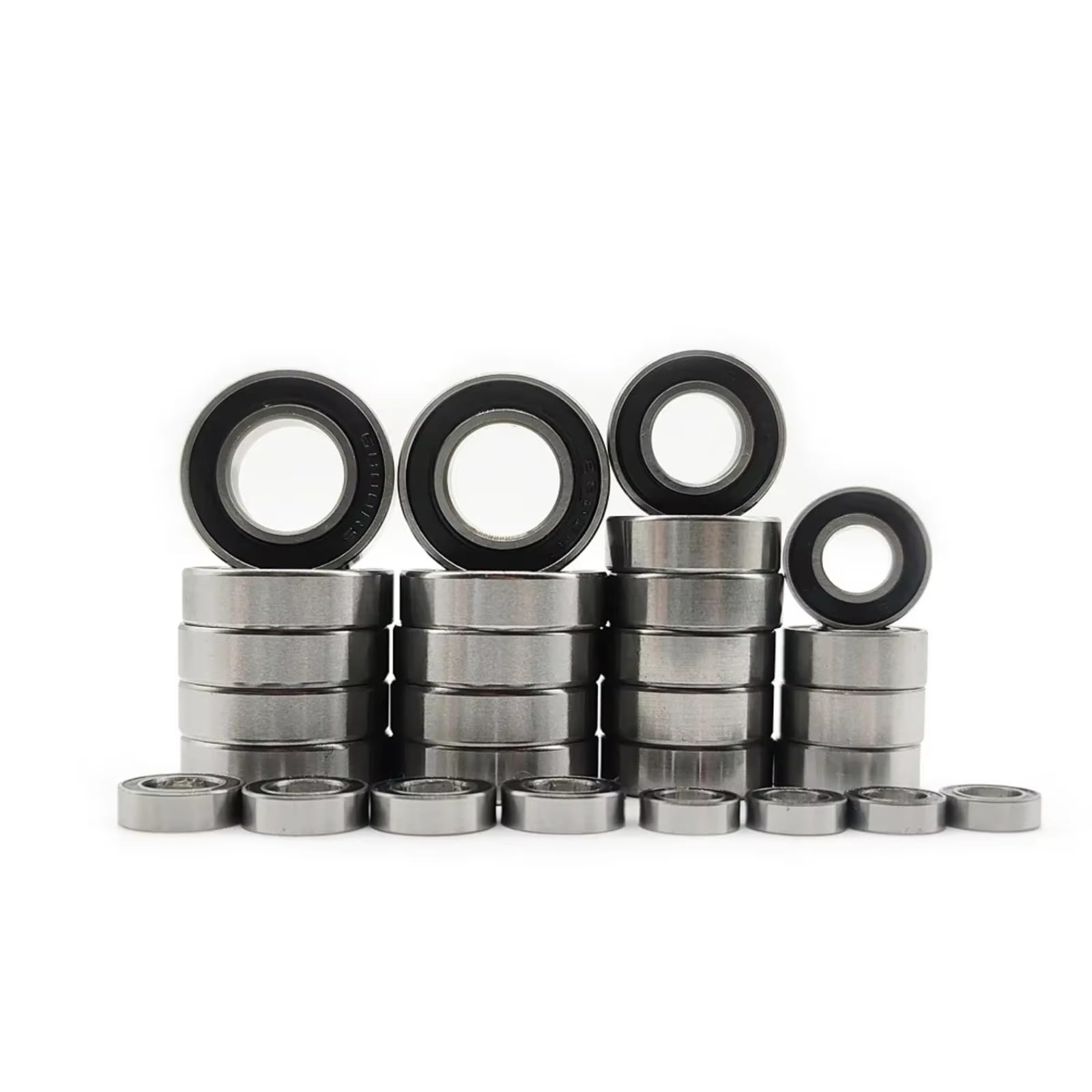 Für Traxxas Für Sledge 4x4 1/8 28 Teiliges Kugellager Set Mit Tiefen Rillen Chromstahl Schwarzem Gummi Abgedichtet Vorgefettet Off Orad Truck RC Car RC Lagerteile