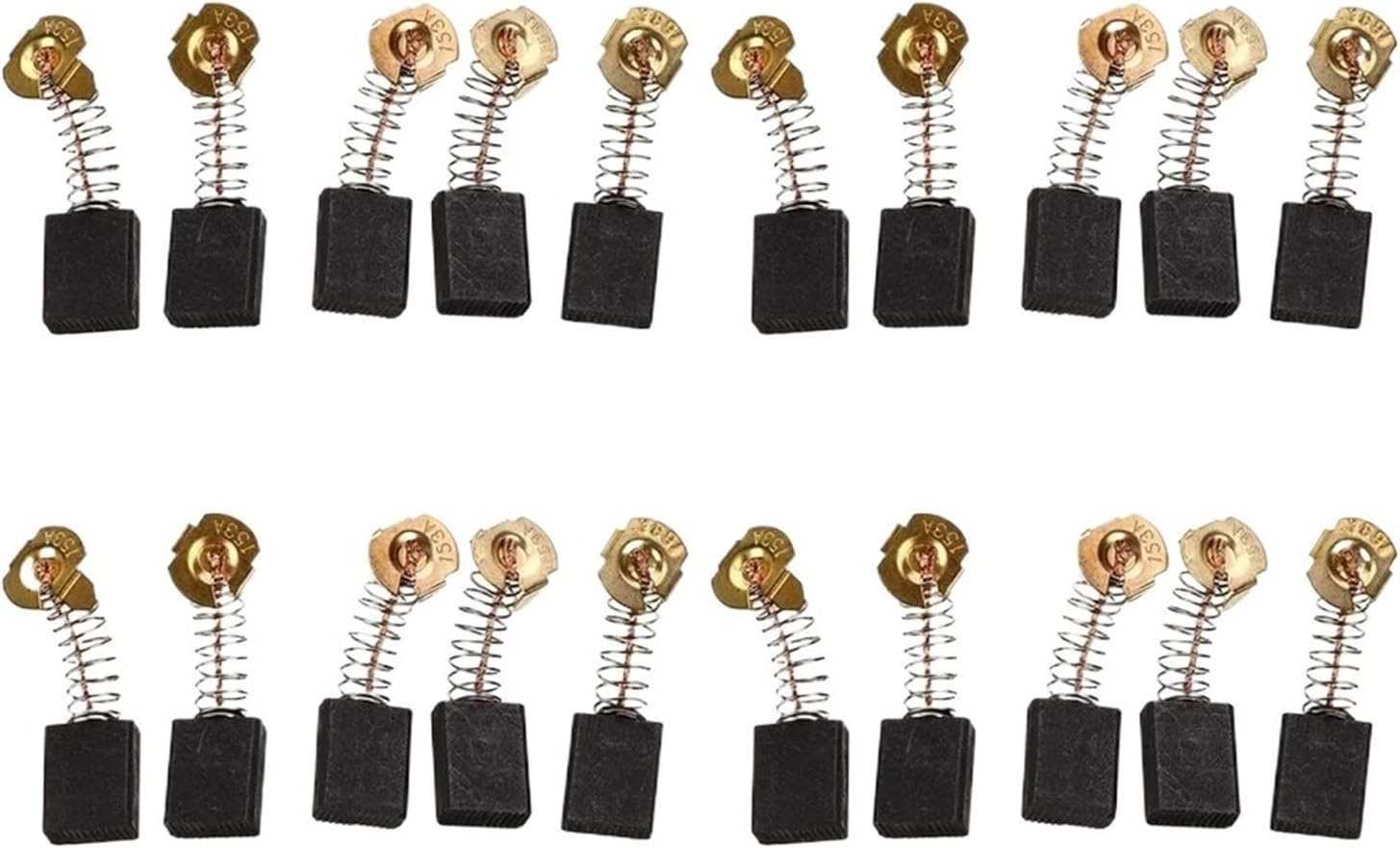 20Pcs Carbon Brushes Angle Grinder Replacement Electric Hammer Drill Graphite Brush 6.5mm*13.5mm*18mm