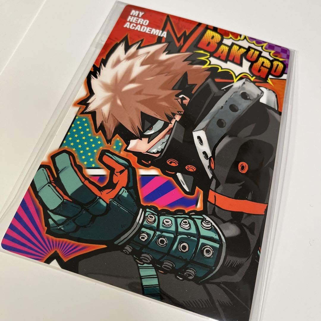 Amazon.co.jp: ヒロアカ ジャンショ 限定 ポートレートカード 爆